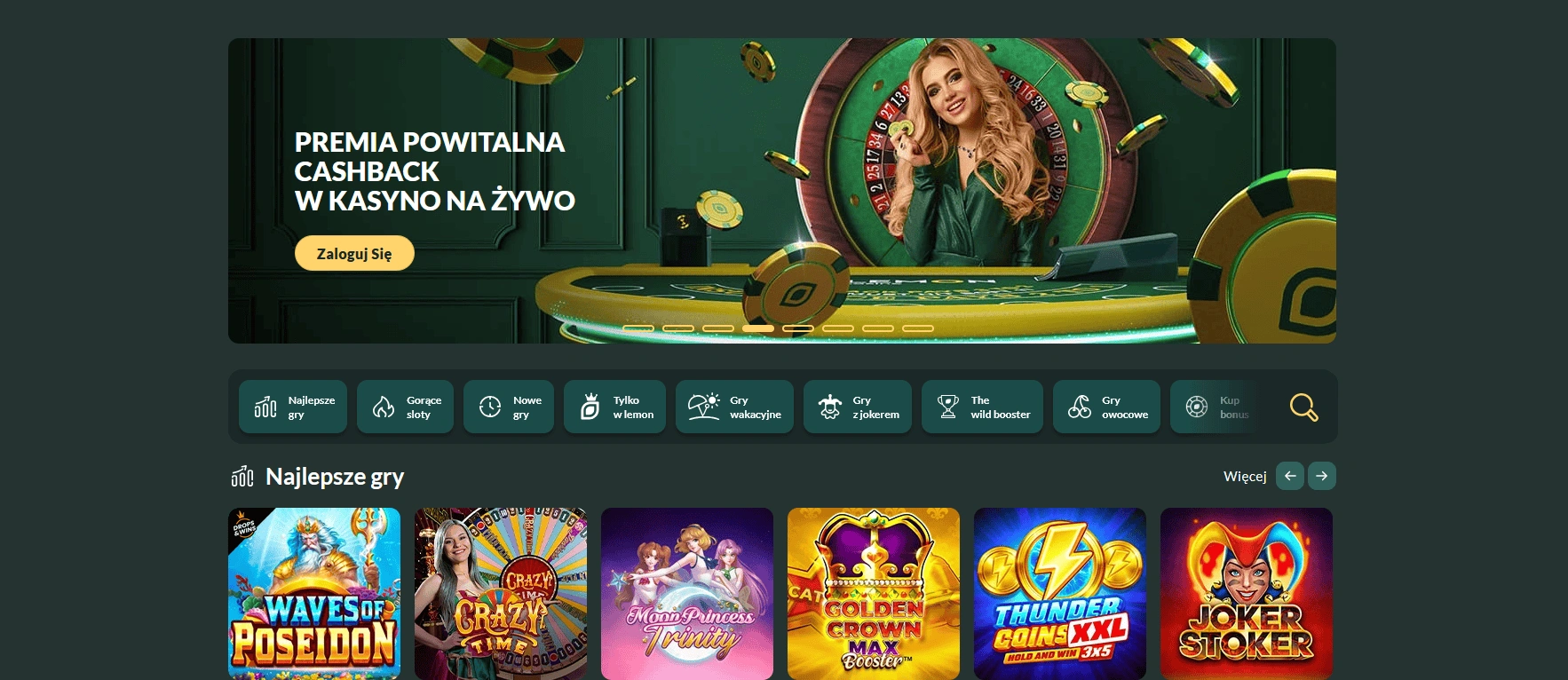 Oferty bonusów w Lemon Casino i popularne automaty online